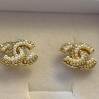 Orecchini perle e zirconi