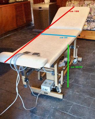 Lettino elettrico per massaggi
