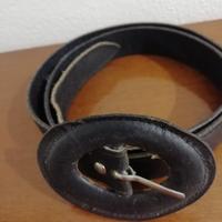 Cintura con fibbia ovale 