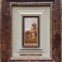 Quadro in foglia d'oro