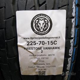 2 GOMME 225 70 15C FIRESTONE A58574