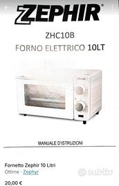 Fornetto ZEPHIR - ZHC10B-Bianco 10 Lt