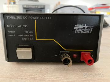 Alimentatore aplha elettronica 2/3 ampere