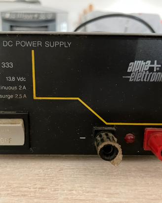 Alimentatore aplha elettronica 2/3 ampere