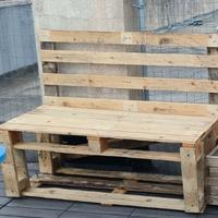 panchine in pallet fatte a mano a domicilio