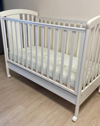 Letto legno con decoro PICCI Dream bianco