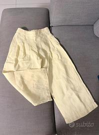 Pantalone Zara a zampa giallo
