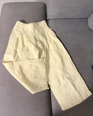 Pantalone Zara a zampa giallo