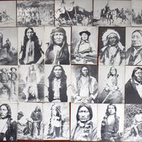 36 cartoline da collezione I grandi capi indiani