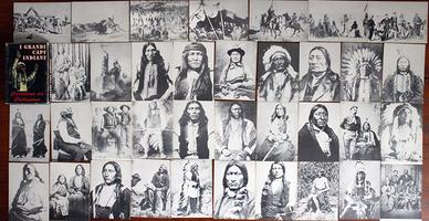 36 cartoline da collezione I grandi capi indiani