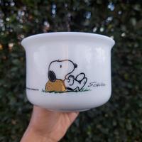 Set Nuovo 4 Tazze di Snoopy Cervè anni 80 Vintage