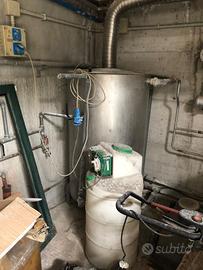 VASCA ACCIAIO INOX RACCOLTA CONDENSA CON EROGATORE