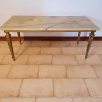 Tavolino in pietra onice verde