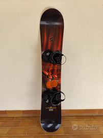 Snowboard Marca Nidecker attacchi Drake 156 cm 