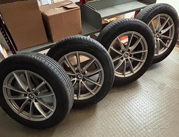Ruote complete con cerchi 18’ bmw X3 come nuove