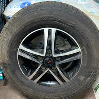 Cerchio lega carthago + pneumatico continental