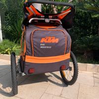 Carrello trasporto bambini KTM - Bike trailer