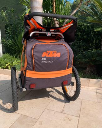 Carrello trasporto bambini KTM - Bike trailer