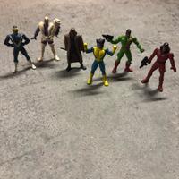 action figure vintage dei personaggi Marvel X-Men