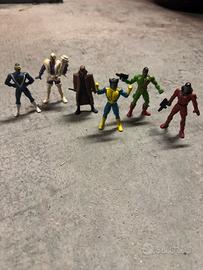 action figure vintage dei personaggi Marvel X-Men