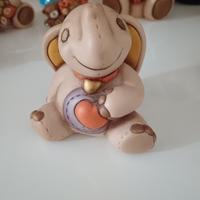 elefante di pezza con cuore thun