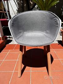 6 Sedie imbottite da living