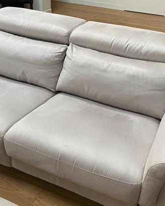 Divano FONTANELLATO elettrico 3 posti + POUF