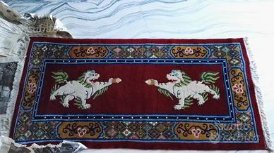 Tappeto tibetano autentico primi '900