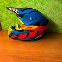 Casco moto airoh+maschera progrip