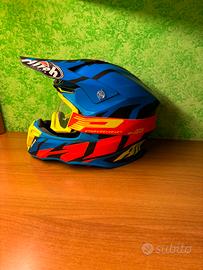 Casco moto airoh+maschera progrip