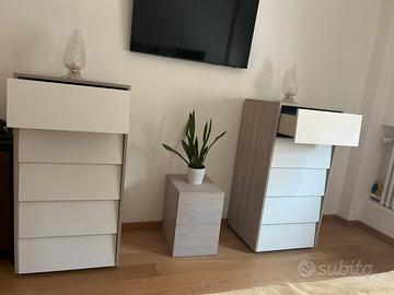 2 CASSETTIERE IN LEGNO COME NUOVE