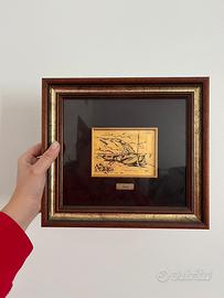 Quadro Marina rivestito in argento firmato Mida’s