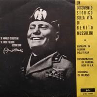 Vinile 33 giri di Benito Mussolini
