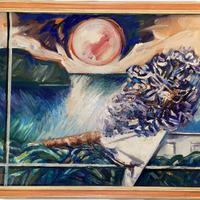 Quadro Natale Filannino “Plenilunio” misure 50x70