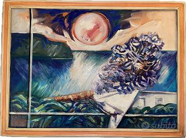 Quadro Natale Filannino “Plenilunio” misure 50x70