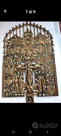 Antica Croce Russa in bronzo