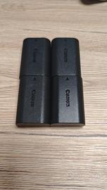 4 Batterie Canon Originali - LP-E6N