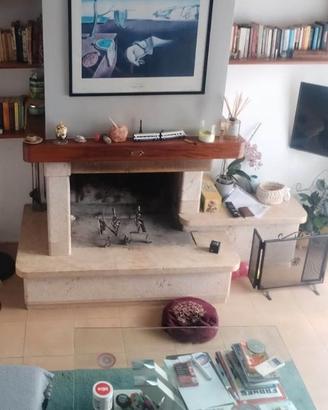 Rivestimento in marmo camino grande
