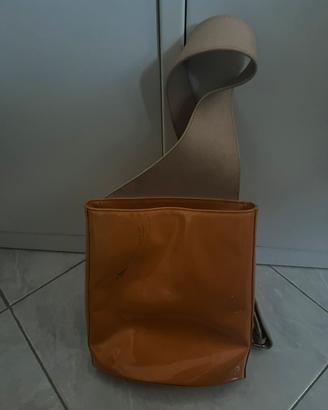 Borsa vitello arancio