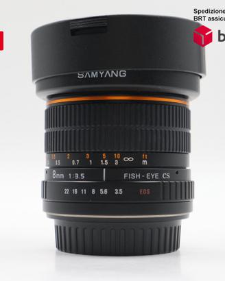 Samyang 8 F3,5 Fish-eye CS Aspherical (Canon)