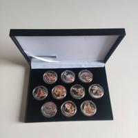 Il Mondo Dei Dinosauri 10 Medaglia a Moneta oncia