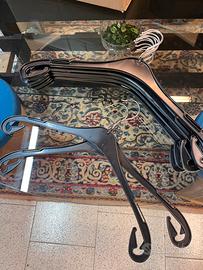 Grucce 20 appendini plastica e metallo