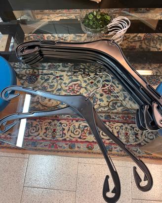 Grucce 20 appendini plastica e metallo