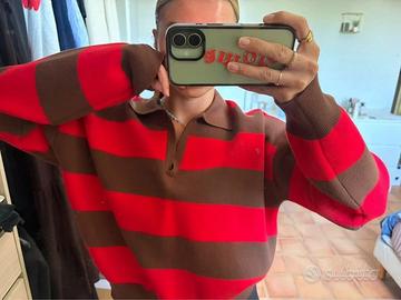 Maglione a righe