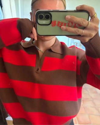 Maglione a righe