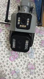 Telecamera WI-FI doppia lente motorizzata 