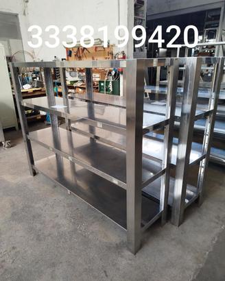 Scaffali / scaffale in acciaio inox