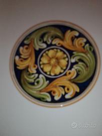 Piatto decorativo in ceramica Siad di Caltagirone