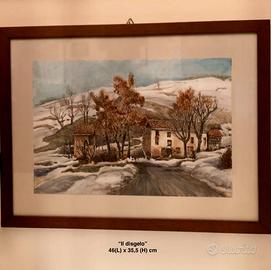 Paesaggio di montagna - Acquerello