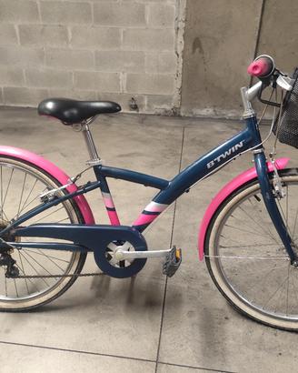 bici 24" btwin bimba 9-12 anni